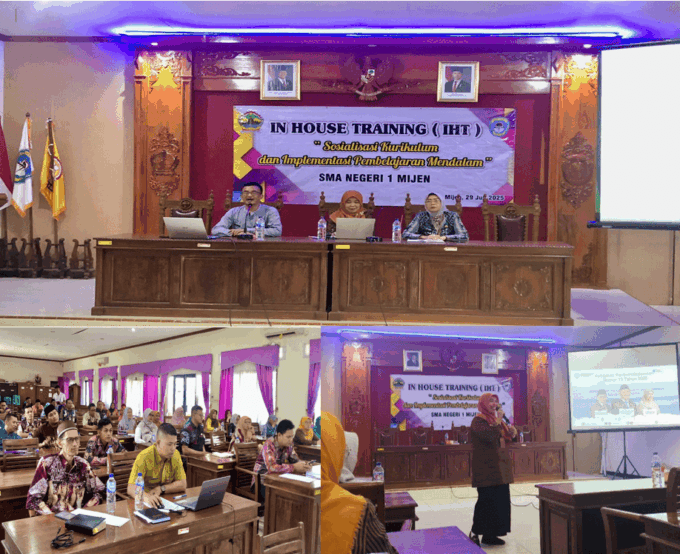 IHT (In House Training) tentang Kurikulum  dan Implementasi Pembelajaran Mendalam untuk Tenaga Kependidikan SMA Negeri 1 Mijen