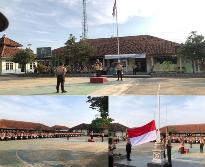 UPACARA PERINGATAN HARI PRAMUKA KE- 64 SMAN 1 MIJEN