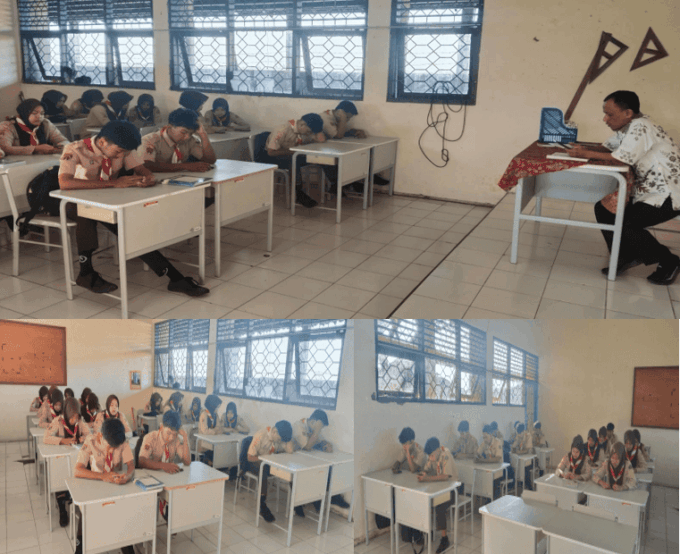 Jum'at Religi Minggu Pertama Bulan Agustus  untuk Siswa SMA Negeri 1 Mijen