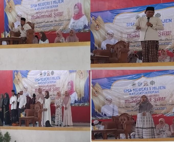 Peringatan Maulid Nabi Muhammad  di SMAN 1 Mijen