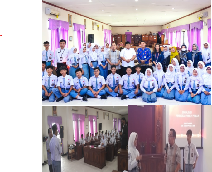 Sosialisasi Pendidikan Segmen Pemilih Pemula Oleh KPUD Kabupaten Demak di SMAN 1 Mijen